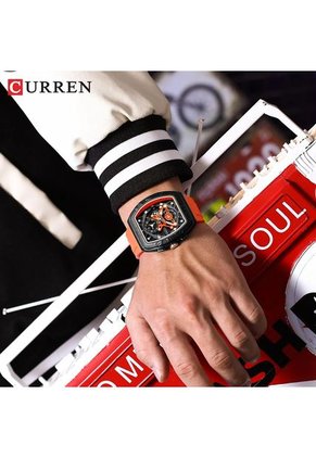 Reloj Curren 8443 Cronógrafo - Naranja