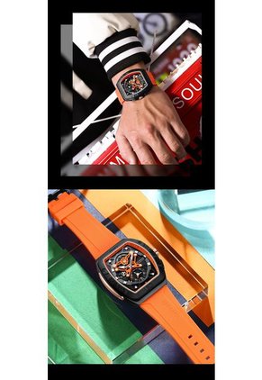 Reloj Curren 8443 Cronógrafo - Naranja