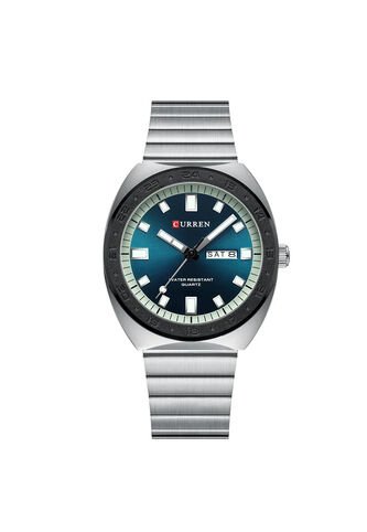 Reloj Curren 8473 Clasico Tablero Azul - Plata Curren