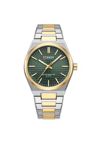 Reloj Curren 8439 Clasico Tablero Verde - Bicolor Curren