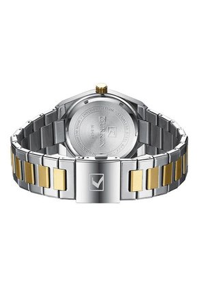 Reloj Curren 8439 Clasico Tablero Blanco - Bicolor
