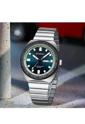 Reloj Curren 8473 Clasico Tablero Azul - Plata