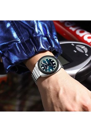 Reloj Curren 8473 Clasico Tablero Verde - Plata