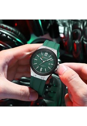 Reloj Curren 8467 Deportivo Tablero Verde - Verde