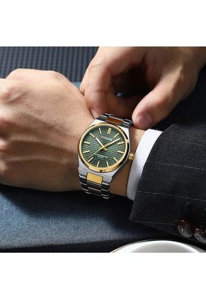 Reloj Curren 8439 Clasico Tablero Verde - Bicolor