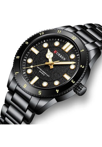 Reloj Curren 8450 Clasico Tablero Negro - Negro Curren