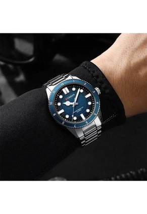 Reloj Curren 8450 Clasico Tablero Azul - Plata