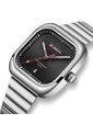 Reloj Curren 8460 Clasico Tablero Negro - Plata de Curren