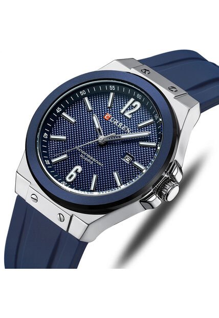 Reloj Curren 8467 Deportivo Tablero Azul - Azul
