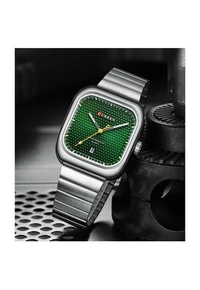 Reloj Curren 8460 Clasico Tablero Verde - Plata