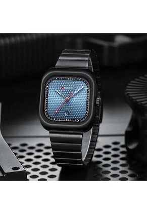 Reloj Curren 8460 Clasico Tablero Azul - Negro