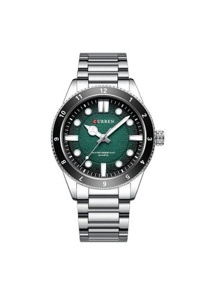 Reloj Curren 8450 Clasico Tablero Verde - Plata