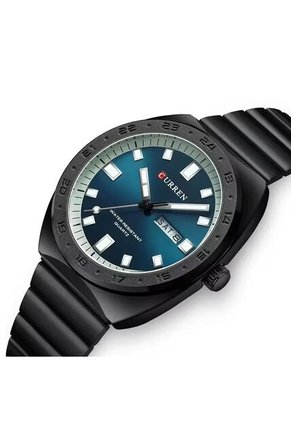 Reloj Curren 8473 Clasico Tablero Azul - Negro