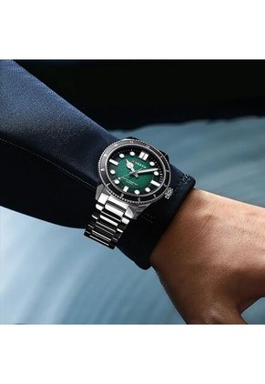 Reloj Curren 8450 Clasico Tablero Verde - Plata