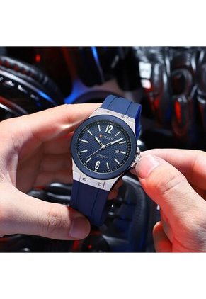 Reloj Curren 8467 Deportivo Tablero Azul - Azul
