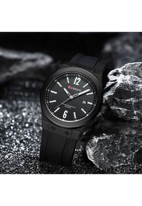 Reloj Curren 8467 Deportivo Tablero Negro - Negro