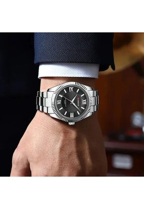 Reloj Curren Modelo KREd9704 Plateado Hombre