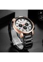 Reloj Curren 8315 Cronógrafo Tablero Blanco - Negro de Curren