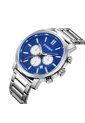 Reloj Curren 8315 Cronógrafo Tablero Azul - Plata de Curren