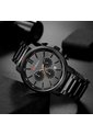 Reloj Curren 8315 Cronógrafo Tablero Negro - Negro de Curren