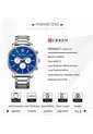 Reloj Curren 8315 Cronógrafo Tablero Azul - Plata de Curren