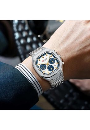 Reloj Curren Modelo KREE0601 Plateado Hombre