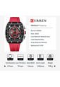 Reloj Curren Original 8442 Cronógrafo - Rojo de Curren