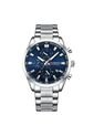 Reloj Curren 8445 Cronógrafo Tablero Azul - Plata de Curren