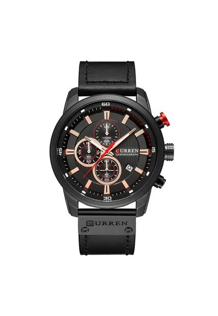 Reloj Curren 8291 Cronógrafo - Negro