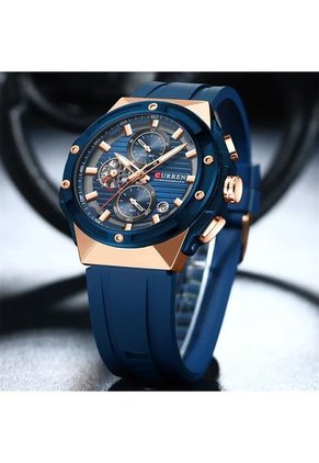 Reloj Curren 8462 Cronógrafo - Azul