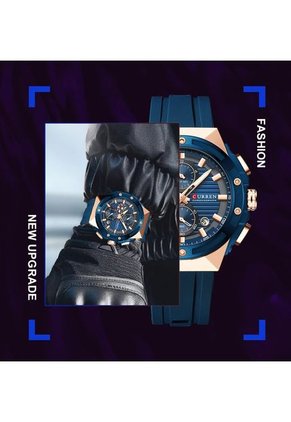 Reloj Curren 8462 Cronógrafo - Azul