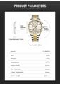 Reloj Curren 8445 Cronógrafo Tablero Blanco - Bicolor de Curren