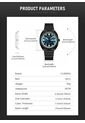 Reloj Curren 8473 Clasico Tablero Azul - Negro de Curren