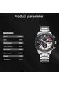 Reloj Curren 8410 Cronógrafo - Plata de Curren