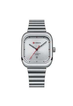 Reloj Curren 8460 Clasico Tablero Blanco - Plata