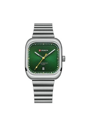Reloj Curren 8460 Clasico Tablero Verde - Plata