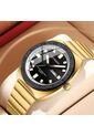 Reloj Curren 8473 Clasico Tablero Negro - Dorado de Curren