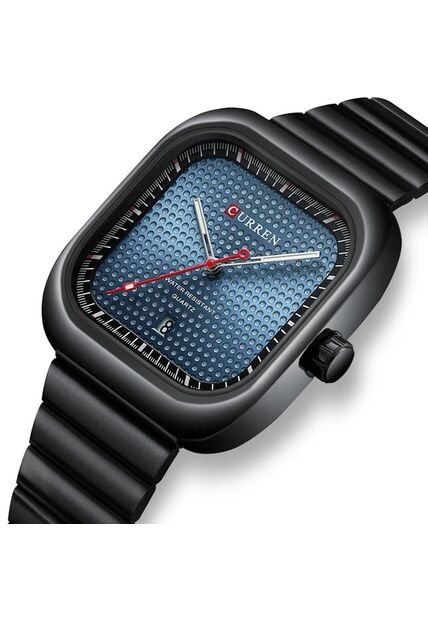 Reloj Curren 8460 Clasico Tablero Azul - Negro