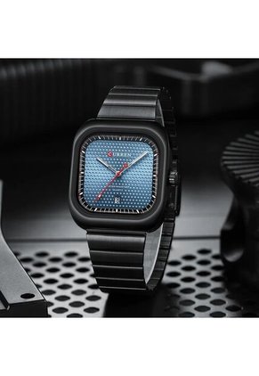 Reloj Curren 8460 Clasico Tablero Azul - Negro