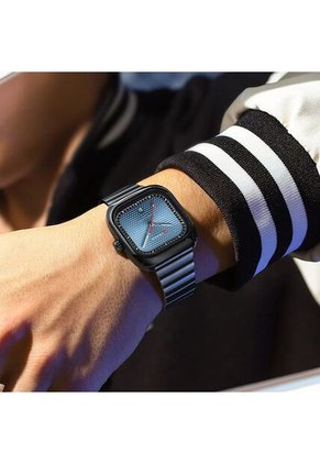 Reloj Curren 8460 Clasico Tablero Azul - Negro