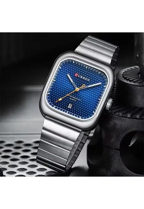 Reloj Curren 8460 Clasico Tablero Azul - Plata