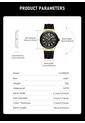 Reloj Curren 8467 Deportivo Marco Dorado - Negro de Curren