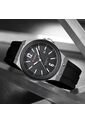 Reloj Curren 8467 Deportivo Marco Plata - Negro de Curren