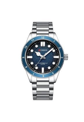 Reloj Curren 8450 Clasico Tablero Azul - Plata