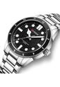 Reloj Curren 8450 Clasico Tablero Negro - Plata de Curren