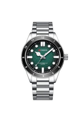 Reloj Curren 8450 Clasico Tablero Verde - Plata