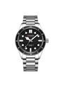 Reloj Curren 8450 Clasico Tablero Negro - Plata de Curren