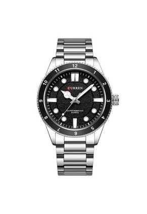 Reloj Curren 8450 Clasico Tablero Negro - Plata