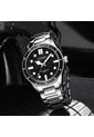 Reloj Curren 8450 Clasico Tablero Negro - Plata de Curren
