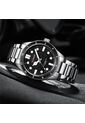Reloj Curren 8450 Clasico Tablero Negro - Plata de Curren
